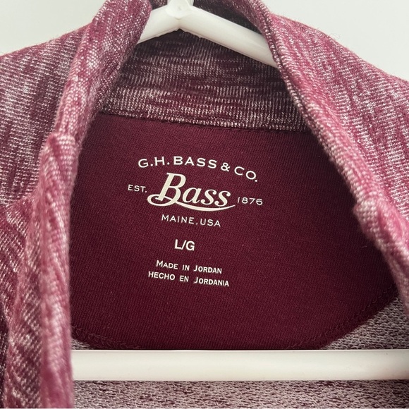 G.H. Bass & Co. Maine Women’s Asymmetrical Zipper Jacket Sweatshirt Large - Picture 4 of 11
